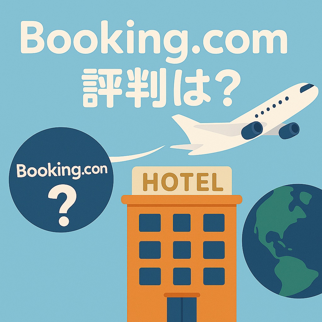 Booking.comの旅行予約サイトの評判や口コミ